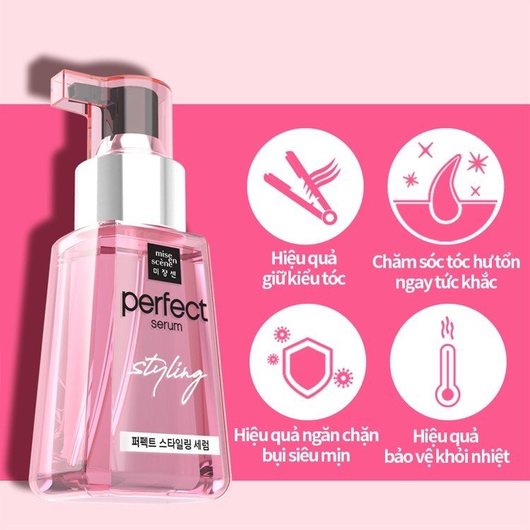 Tinh Chất Dưỡng Tóc Mềm Mượt, Phục Hồi Tóc Hư Tổn Miseen Scène Perfect Serum 80ml