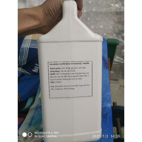 Nước rửa tay khô diệt khuẩn 70 độ, sát khuẩn bình 5 lít giá rẻ hương thơm | BigBuy360 - bigbuy360.vn