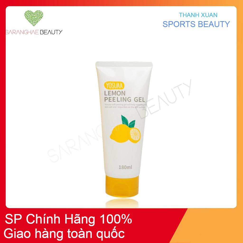 Gel tẩy tế bào chết, làm sáng da Yosuaa Lemon Peeling Gel 180ml