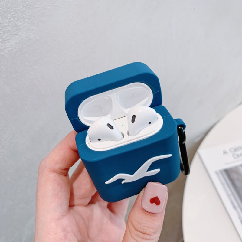 Vỏ Bọc Silicone In Họa Tiết Dành Cho Hộp Sạc Tai Nghe Airpods Ốp