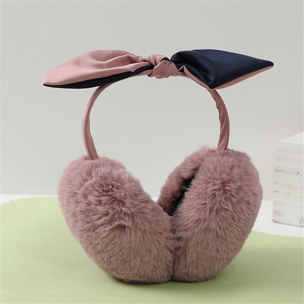 Chụp Tai Thỏ Dày Dặn Ấm Áp Thời Trang Hàn Quốc