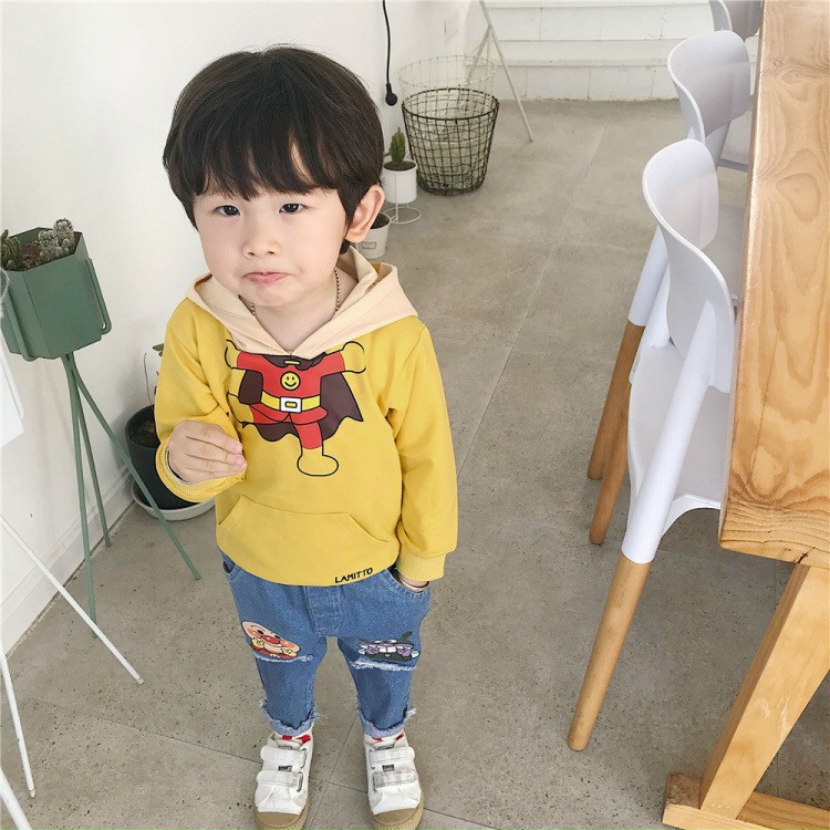 (THANH LÝ)Áo nỉ Mặt Thú siêu dễ thương cho bé từ 7-18kg