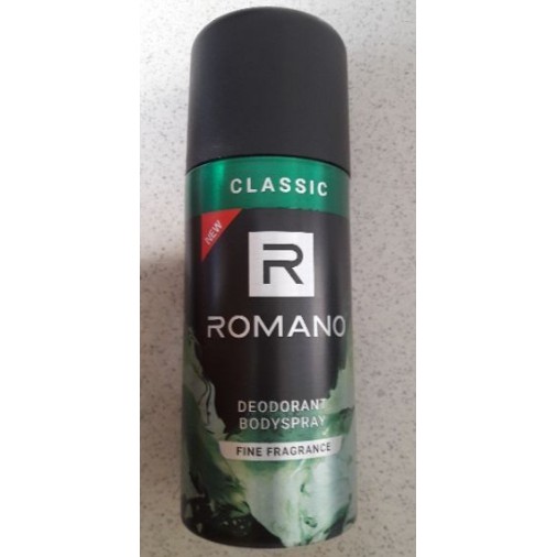 Xịt nước hoa toàn thân nam Romano 150ml Classic | Force | Vip | Attitude | Equity | Gentleman khử mùi, ngăn mồ hôi