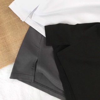 Áo Longsleeves xẻ tà oversize