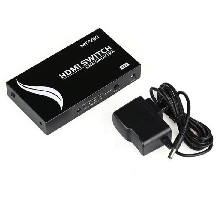 Bộ chia HDMI 4 vào 2 ra có điều khiển MT-VIKI