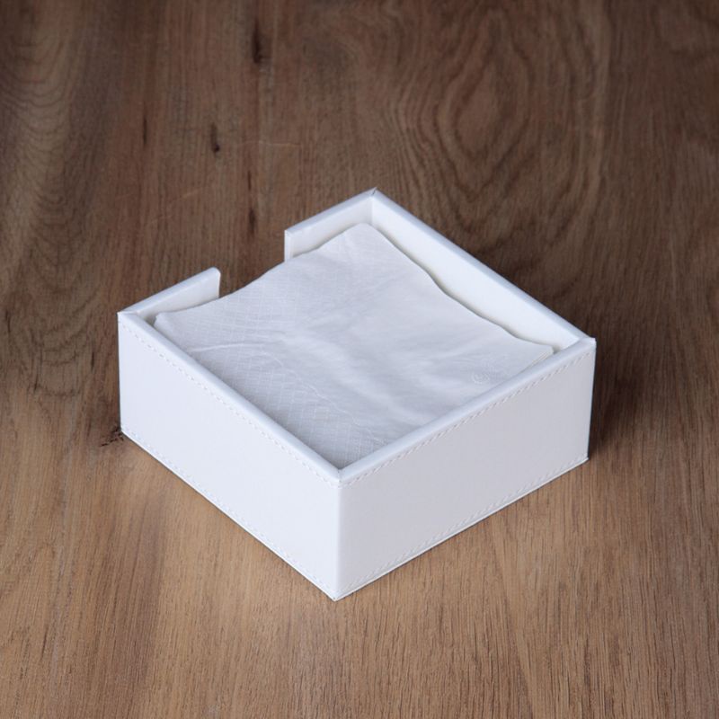 Hộp Đựng Khăn Giấy Bằng Da PU Hình Vuông Tiện Dụng