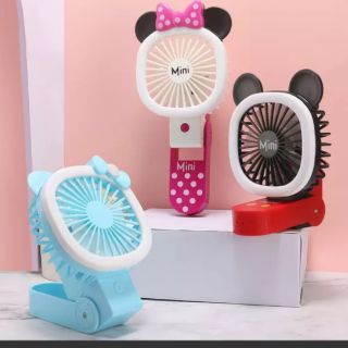 Quạt MICKEY & MICE cầm tay có đèn