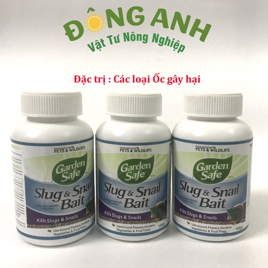 Thuốc đặc trị ốc sên viên nén Slug & Snail Bait lọ 100g - T104