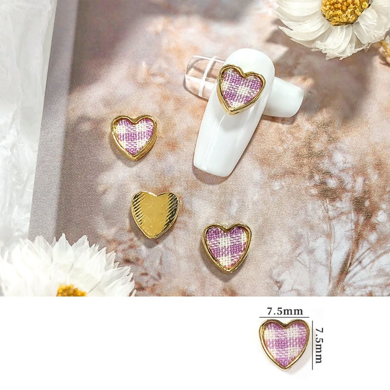 Phụ Kiện Trang Trí Móng Tay Trái Tim 3d Cho Nữ