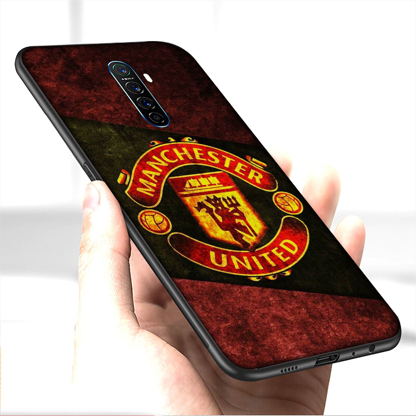 Ốp lưng điện thoại Silicone mềm cho Samsung Galaxy A10 A20 A30 A50 A21S A10S A20S A30S A50S hình Manchester United FC