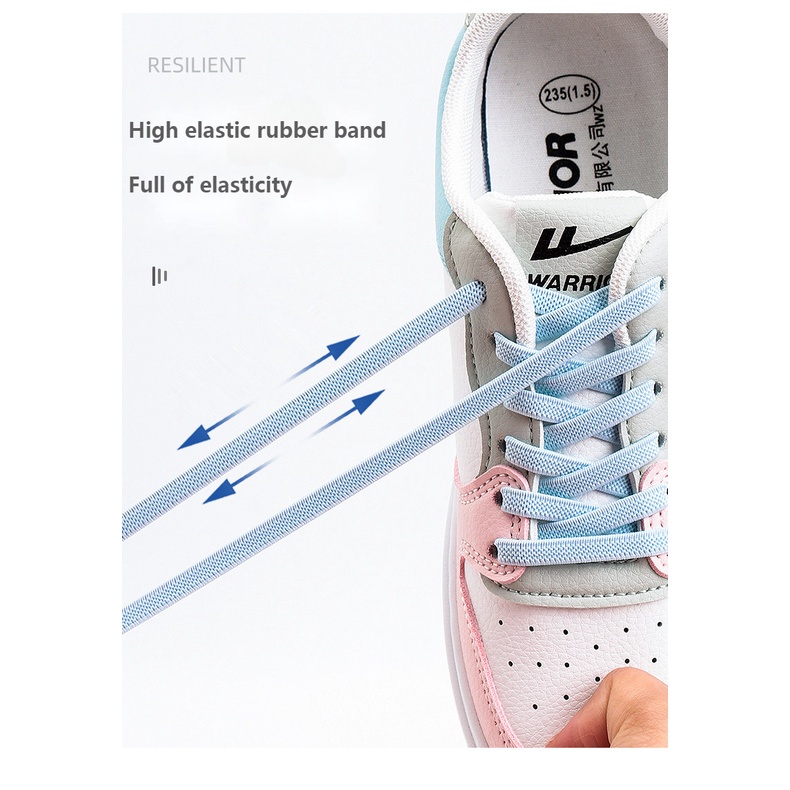 Dây Cao Su Co Giãn Buộc Giày Sneaker Không Cần Buộc Tiện Dụng