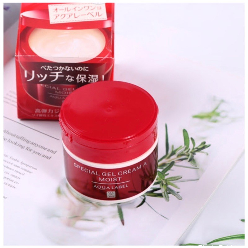 Kem dưỡng da Shiseido Aqualabel Special Gel 90g 5 in 1 - 5 bước đến làn da chuẩn Nhật