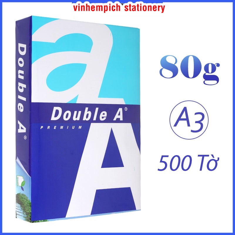 Giấy Photo Double A A3 80 Gsm 500 tờ