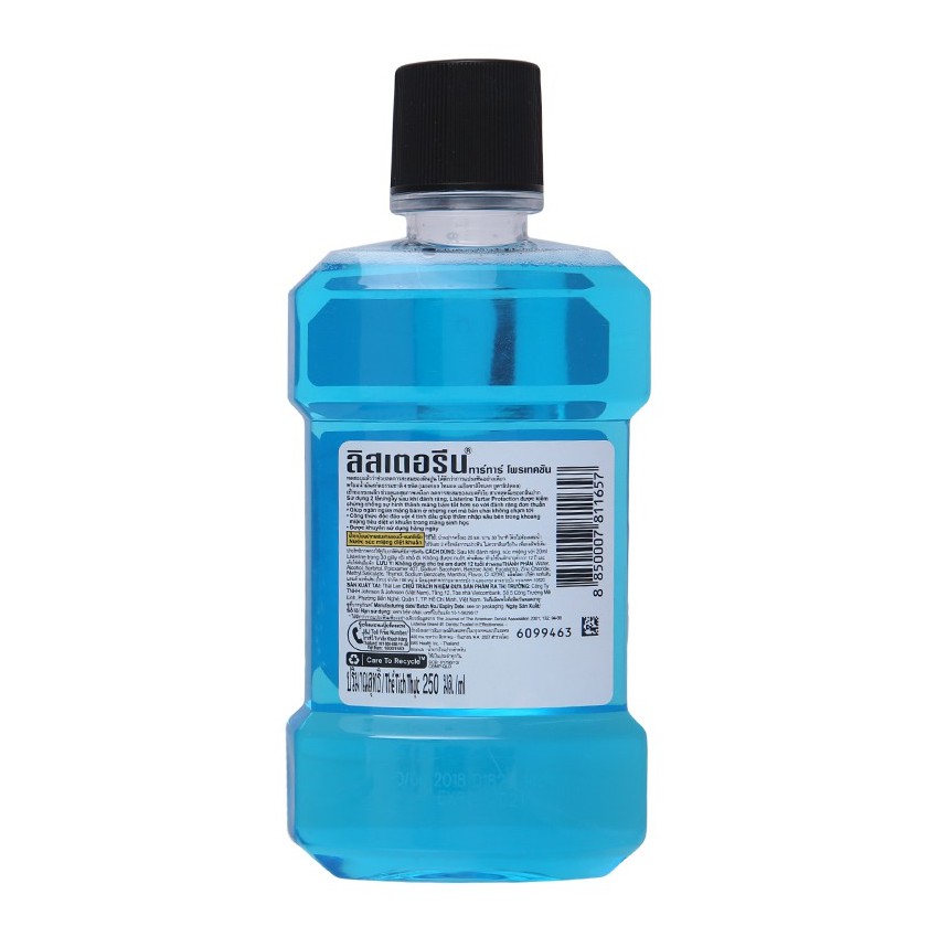 Nước súc miệng ngừa vôi răng Listerine Tartar Protection 250ml