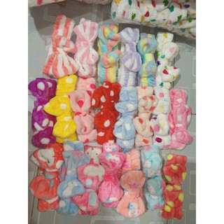 Băng đô nơ trang điểm rửa mặt BD05