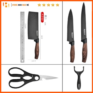 Bộ dao đức nhà bếp 5 món lebenlang lbk2395 cao cấp