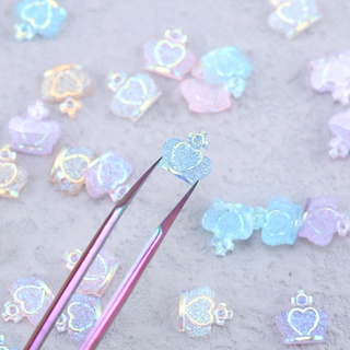 10 Hạt Charm Hình Vương Miệng Trang Trí Móng