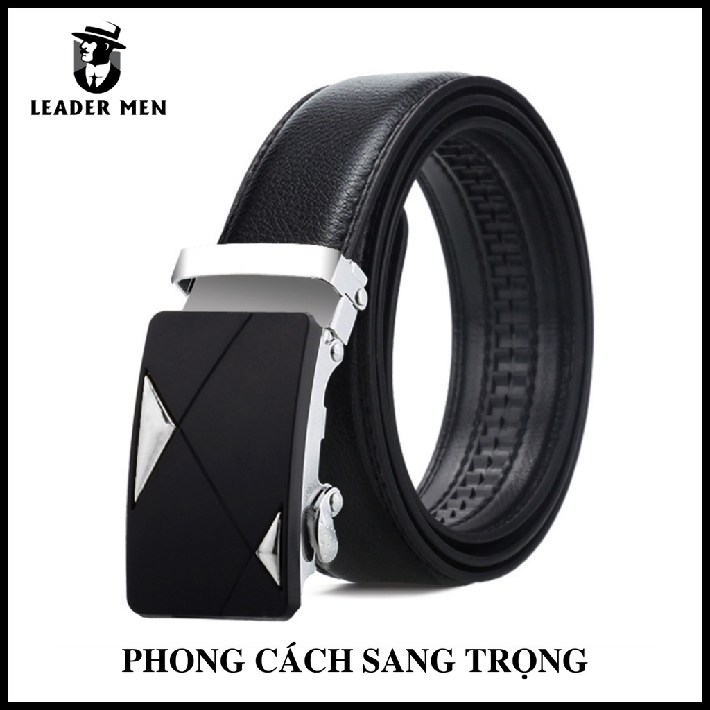 Thắt Lưng Nam Chất Liệu Da Cao Cấp TLK4-03 Khóa Tự Động - Dây Thắt Lưng Thời Trang Khóa Kiểu Dáng Thời Thượng -LeaderMen