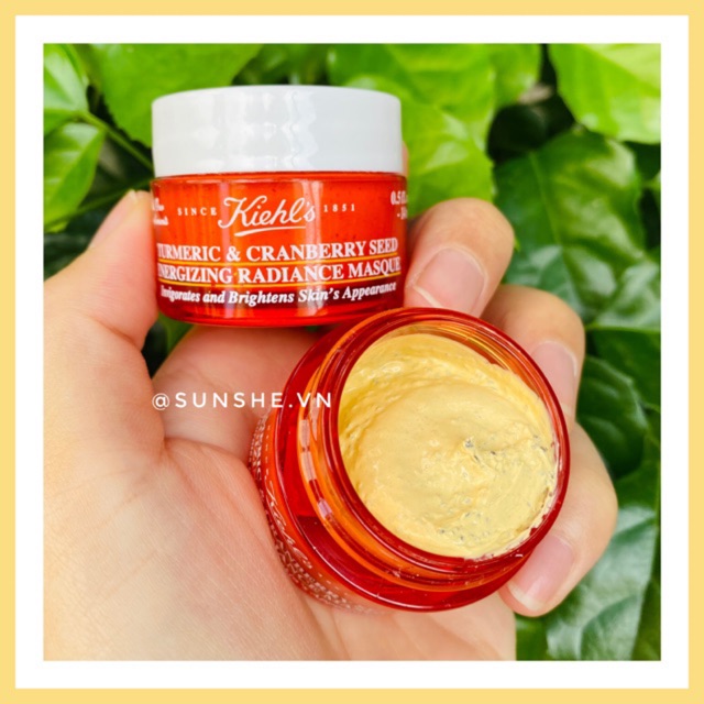 Mặt Nạ Nghệ Việt Quất Tumeric & Cranberry Seed Energizing Radiance Masque 14ml