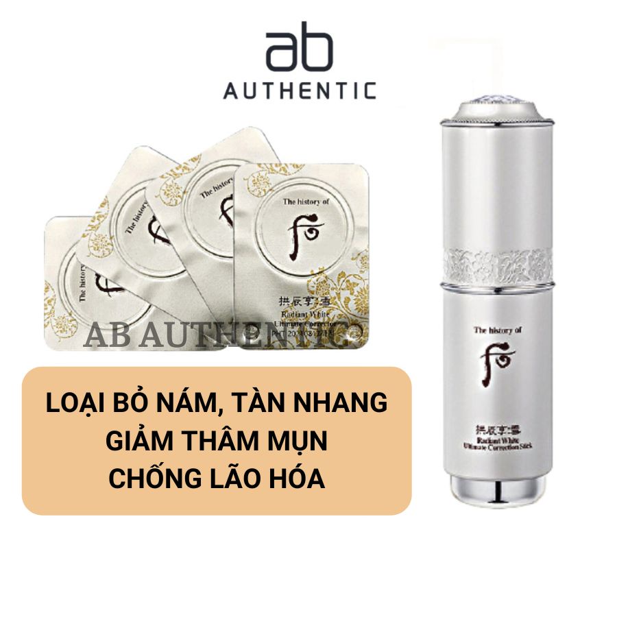 Vỉ Cao nám whoo loại bỏ nám, tàn nhang và dưỡng trắng Radiant - AB Authentic