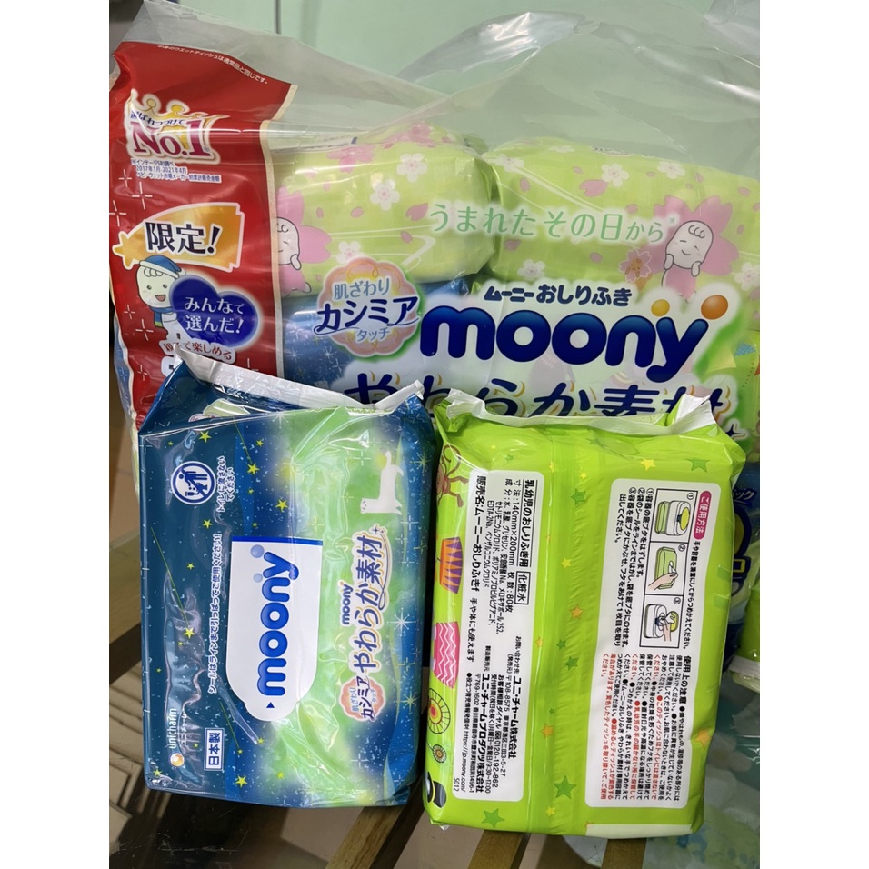Giấy Ướt Moony Nội Địa Nhật Bản SX T04/2023