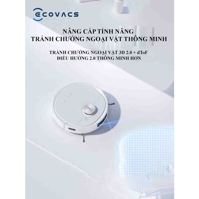 [PHIÊN BẢN MỚI CÓ SƠ ĐỒ] Robot Hút Bụi, Robot Hút Bụi Ecovacs Deebot T9 MAX Lau Nhà Thông Minh Lau Dọn Nhà Cao Cấp