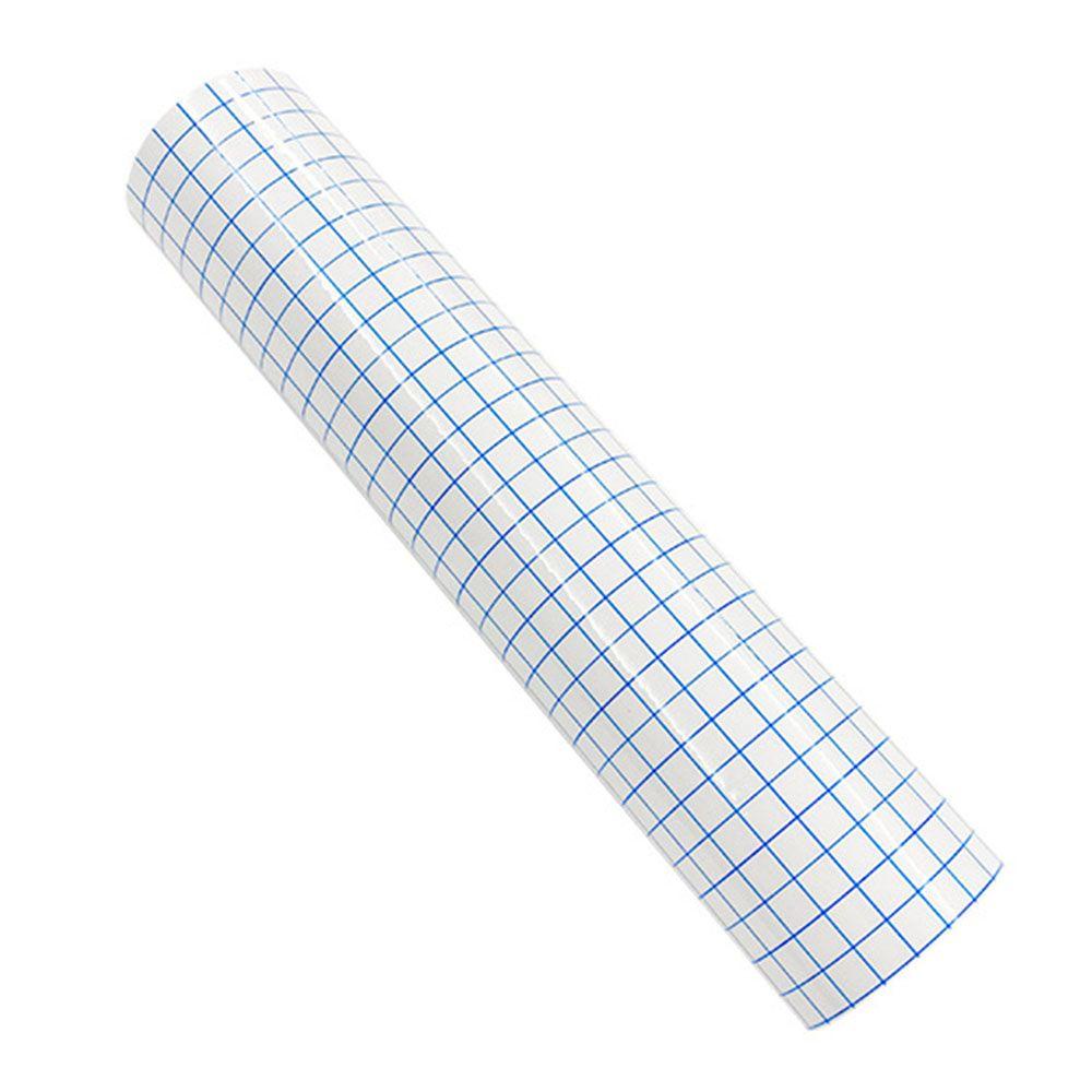 AUGUSTINE Giấy Decal PVC Họa Tiết Lưới Màu Xanh Dương Trong Suốt Dùng Trang Trí DIY