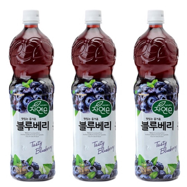 Combo 3 chai nước ép việt quất