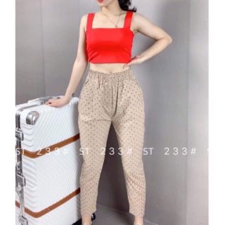 Quần đũi chấm bi khuy