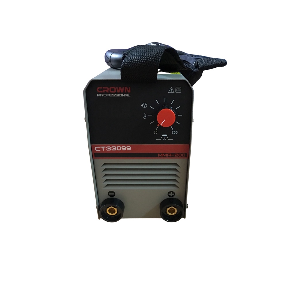 Máy hàn điện tử Crown CT33099 MMA-200 chuyên xưởng , hàn kéo que 3.2MM liên tục - Hàng chính hãng