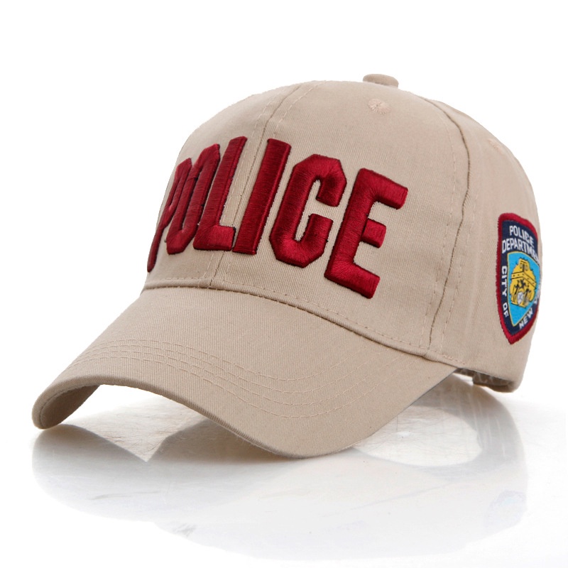Nón Lưỡi Trai Họa Tiết Chữ Police Cá Tính Dành Cho Nam Và Nữ