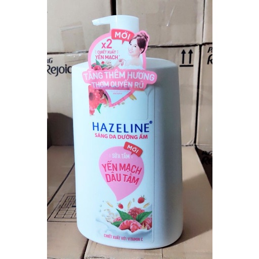 sữa tắm hazeline yến mạch dâu tằm chai 1.2kg