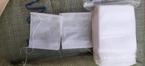 100 túi lọc trà đựng phân tán chậm cỡ 7x9cm