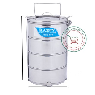 Camen inox Rainy 4 ngăn cao cấp