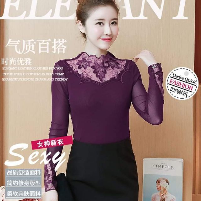 Áo thun ren Quảng châu