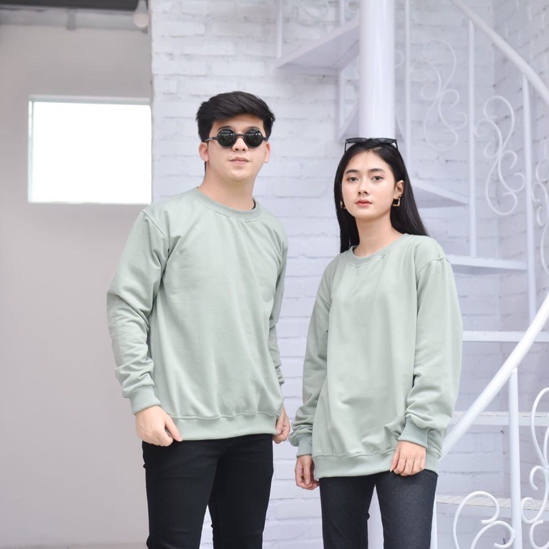 Áo HOODIE Trơn Cao Cấp Cổ Tròn ALA Hàn Quốc / Thời Trang