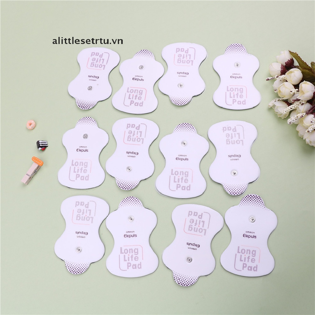 Bộ 12 Miếng Đệm Điện Cực Thay Thế Cho Máy Mát Xa Elepuls Long Life Pad