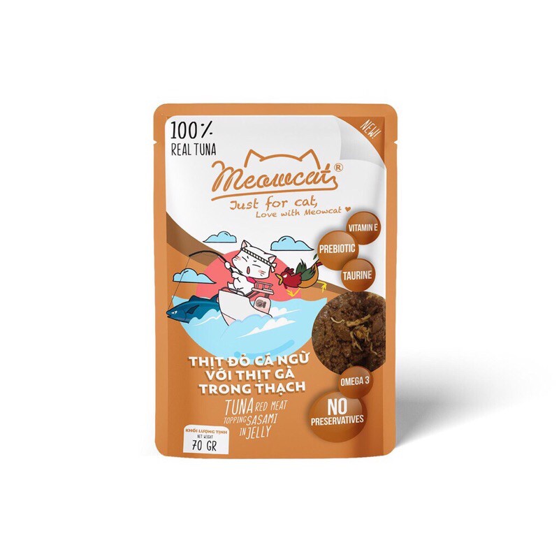 Pate meowcat 70g cho mèo
