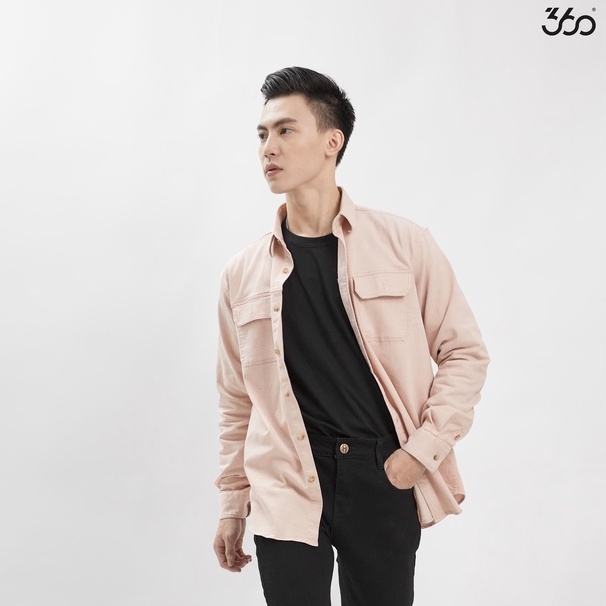 Áo sơ mi khaki thương hiệu thời trang nam 360Boutique chất liệu cao cấp - SDKTK251 | BigBuy360 - bigbuy360.vn