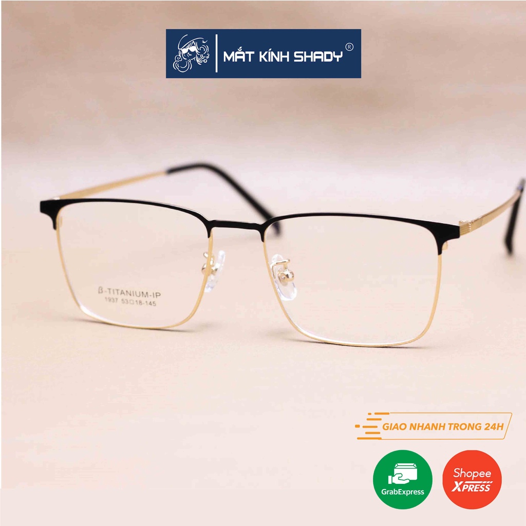 Gọng Kính Cận Titanium Shady Unisex G1443 (Nhiều Màu)