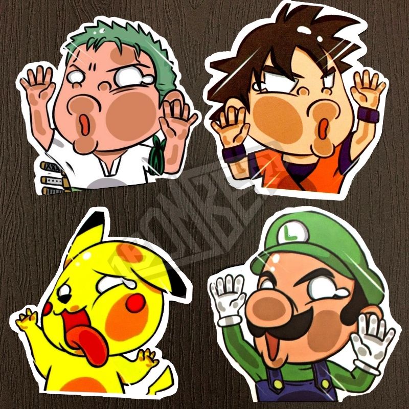 Sticker decal  trang trí cực dễ thương theo chủ đề