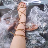 Sandal chiến binh cột dây da lộn cá tính