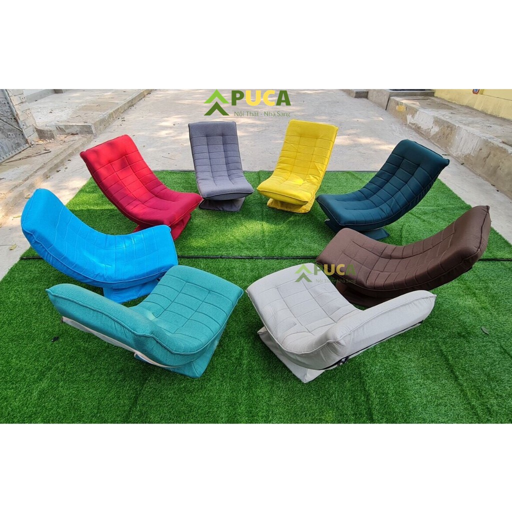 [𝒂̉𝒏𝒉 𝒕𝒉𝒂̣̂𝒕] Ghế mặt trăng xoay 360 độ, ghế đệm lười tựa lưng cao cấp ngồi văn phòng, phòng ngủ Decor kiểu hàn PUCA | BigBuy360 - bigbuy360.vn