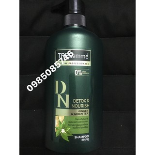dầu gội TRESEMME detox & nourish xanh Thái Lan 480ml