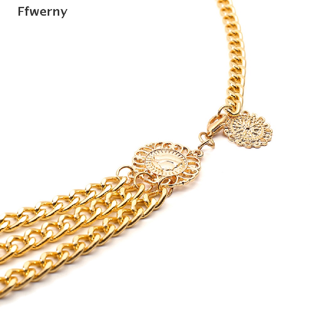 Thắt lưng dây xích kim loại mặt đồng xu phong cách cổ điển cho nữ
 | BigBuy360 - bigbuy360.vn