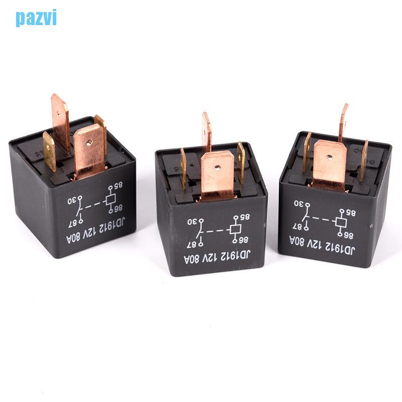 Rơ Le Tự Động 4pin Dc 24v 12v 80a Jd1912 Chống Thấm Nước Chuyên Dụng Cho Xe Hơi