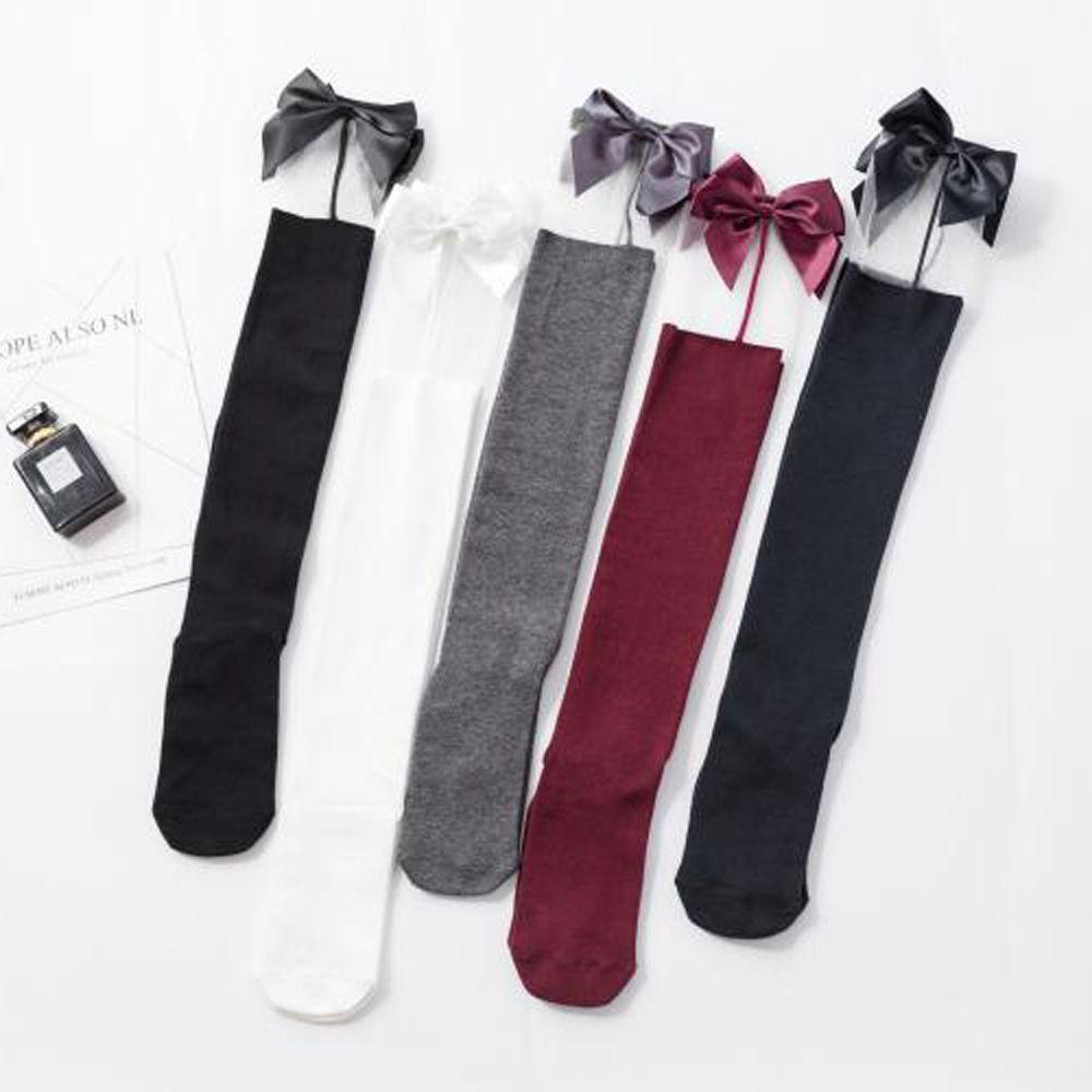 IVORY Vớ Cotton Màu Trơn Thoải Mái Phong Cách Lolita Dễ Thương Cho Nữ