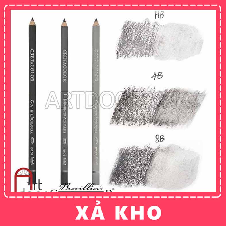 [ARTDOOR] Bút chì phác thảo CRETACOLOR Aquarell (tan trong nước)