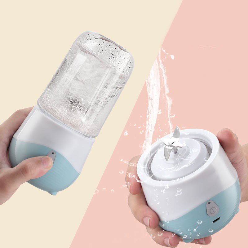 Máy Xay Sinh Tố HONGUO 300ML Cầm Tay Tiện Dụng Sử Dụng Pin Sạc USB