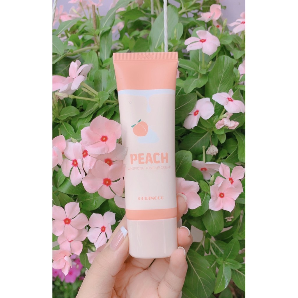 Kem Đào Nâng Tone Da Trắng Hồng Peach Whipping Tone Up Cream